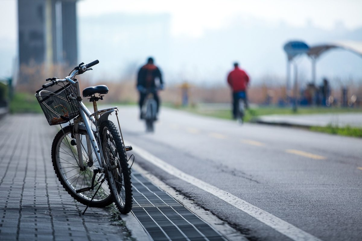 Fahrrad Stadt Amberg Fahrradstreifen