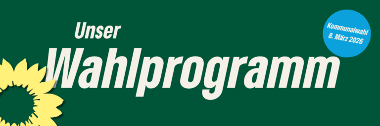 Kommunalwahl 2026: Grünes Wahlprogramm für Amberg